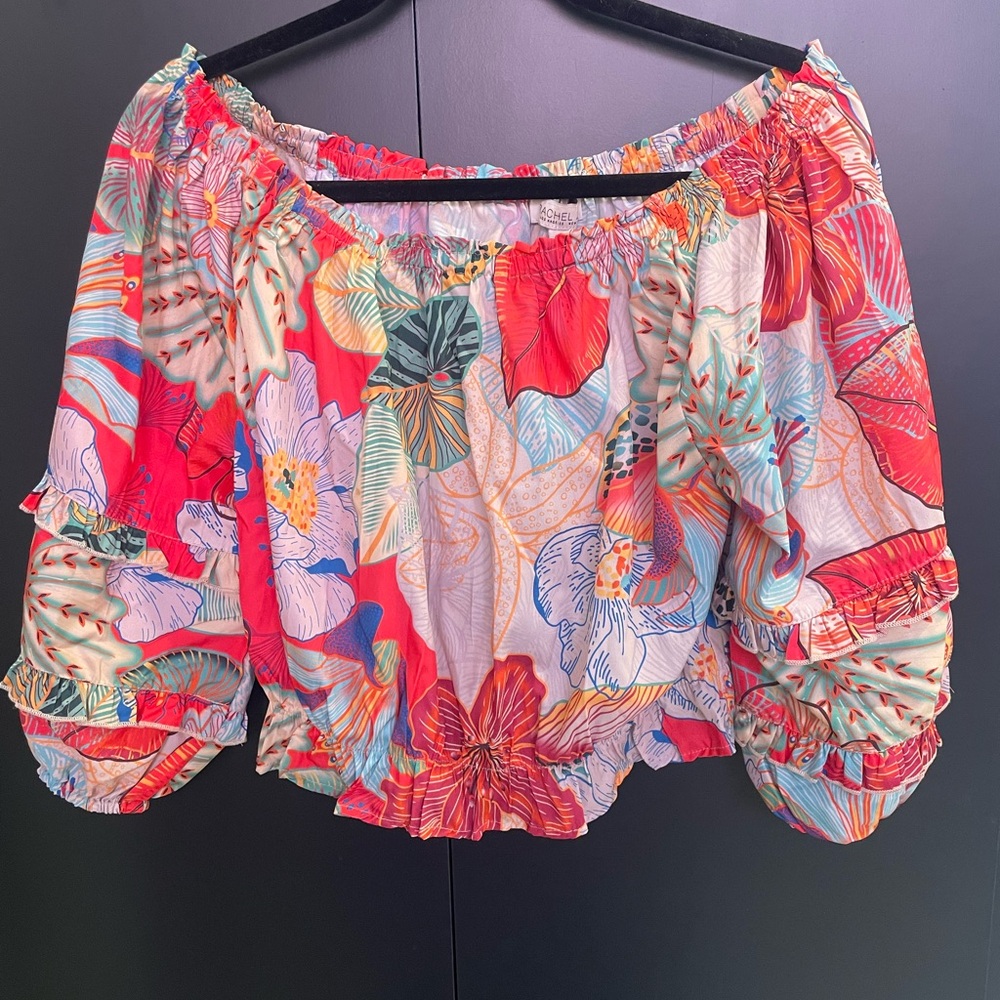 Rachel Zoe Multicolor Floral Blouse